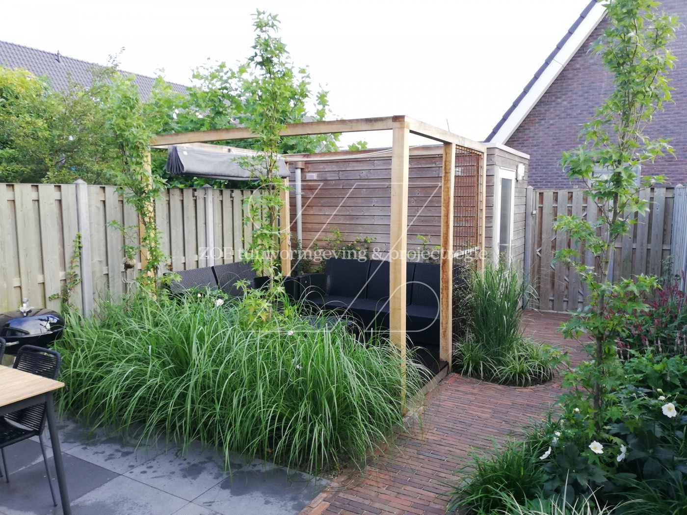 Groene achtertuin in Nijkerk